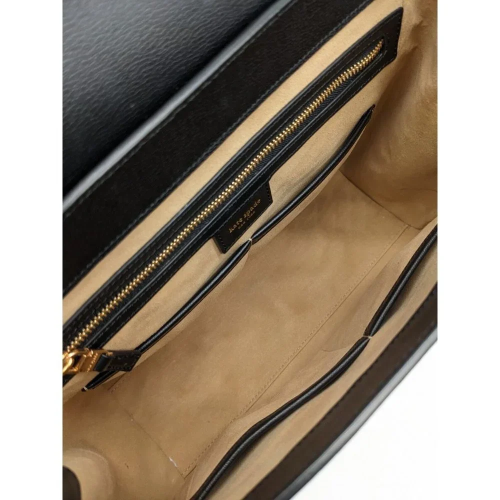 KATE SPADE NY Katy textured leather medium  backpack- BLACK